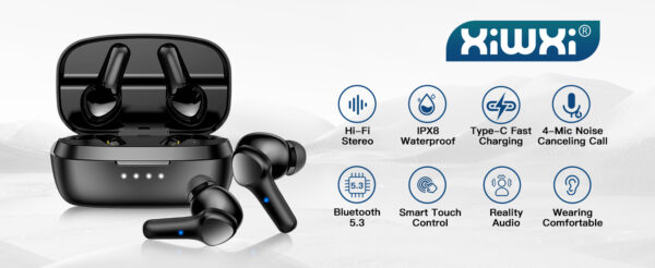 Auriculares Inalámbricos Negros - Imagen 4