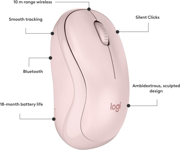 Logitech Ratón Bluetooth silencioso M240 - Imagen 8