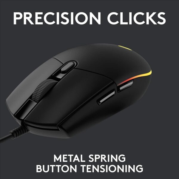 Logitech G203 RGB - Mouse cableado para videojuegos - Imagen 7