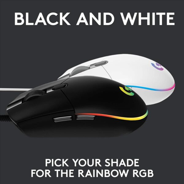 Logitech G203 RGB - Mouse cableado para videojuegos - Imagen 5