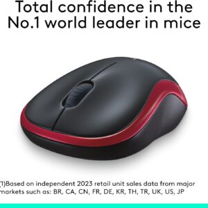 Logitech Ratón inalámbrico M185, 2.4 GHz