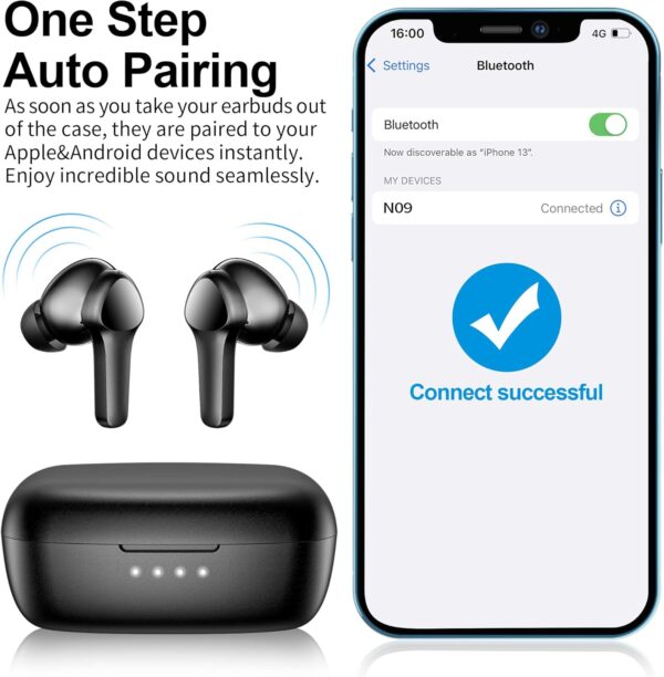 Auriculares Inalámbricos Negros