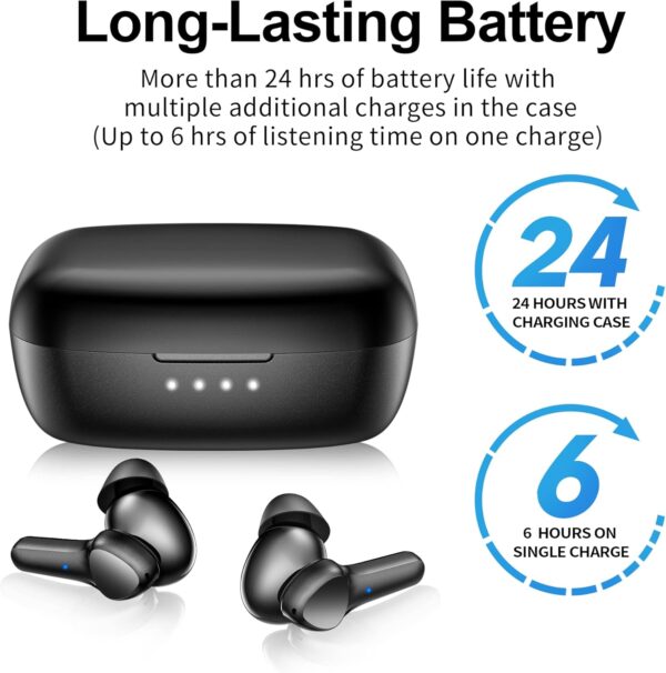 Auriculares Inalámbricos Negros - Imagen 7