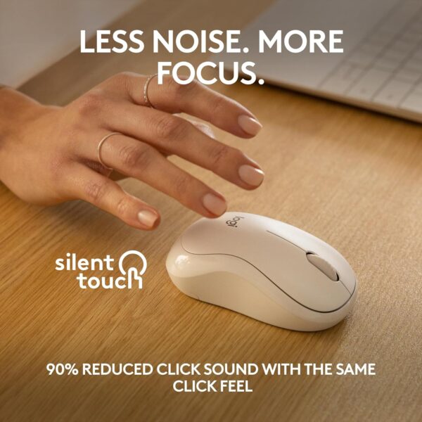 Logitech M240 - Ratón Bluetooth silencioso, inalámbrico - Imagen 2